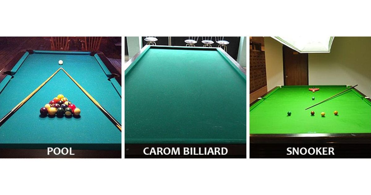 nationalsang Pilgrim ven Billiards vs Pool vs Snooker: Understand the 4 key differences