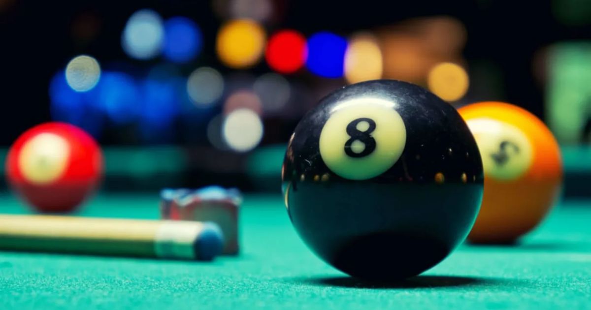 Standard 8 ball on sale table size