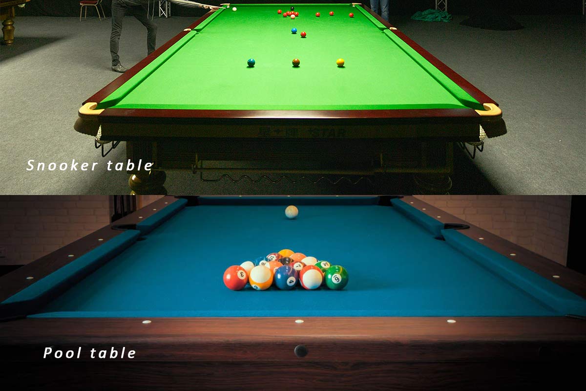 Snooker Table Vs Pool Table 