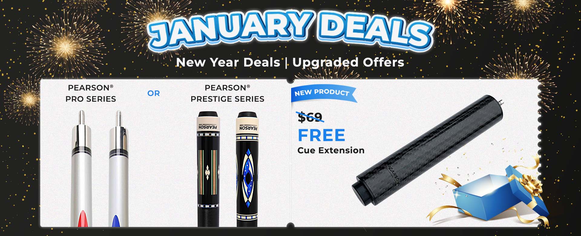 Free Extension when buying Prestige or Pro cue