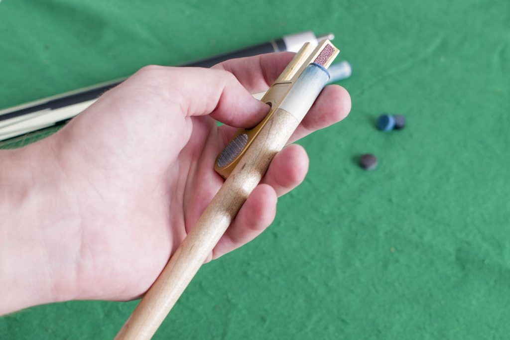 how to burnish a pool cue shaft 2 compress