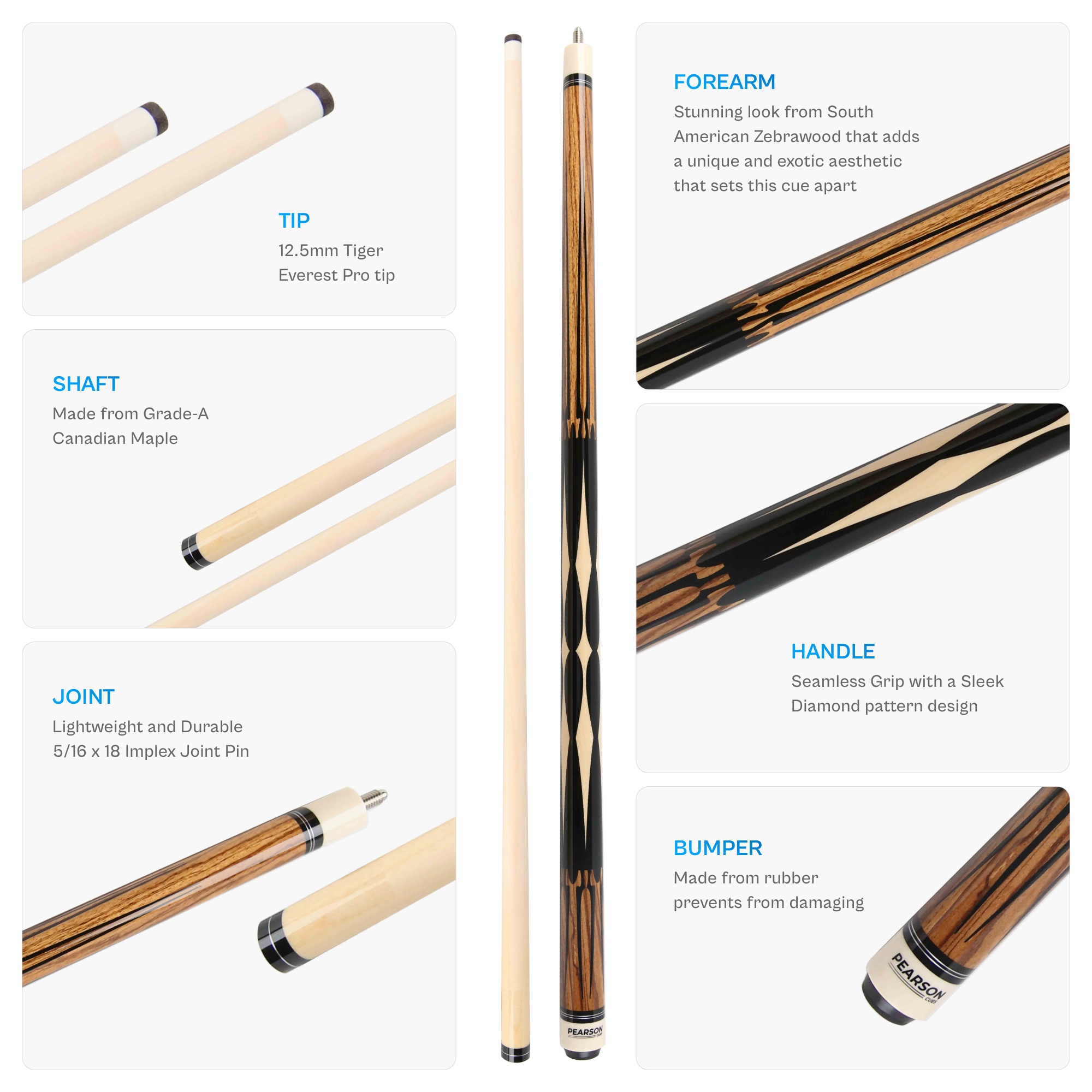 Peradon Tip Mate – 3-in-1 Tip Pik, Shaper & Scuffer For Pool Cues – Chesworth