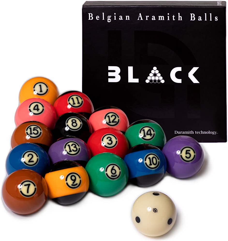 Solid Belgian Aramith Pool Balls