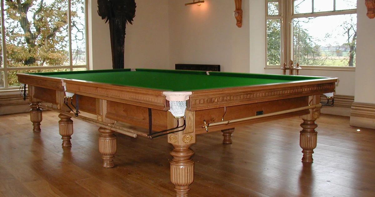 The modern pool table in the Victorian Era