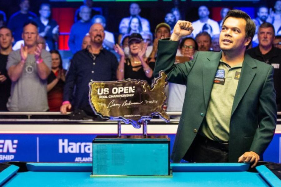 Filipino professional cueist Carlo Biado won the US Open Pool 2021. 