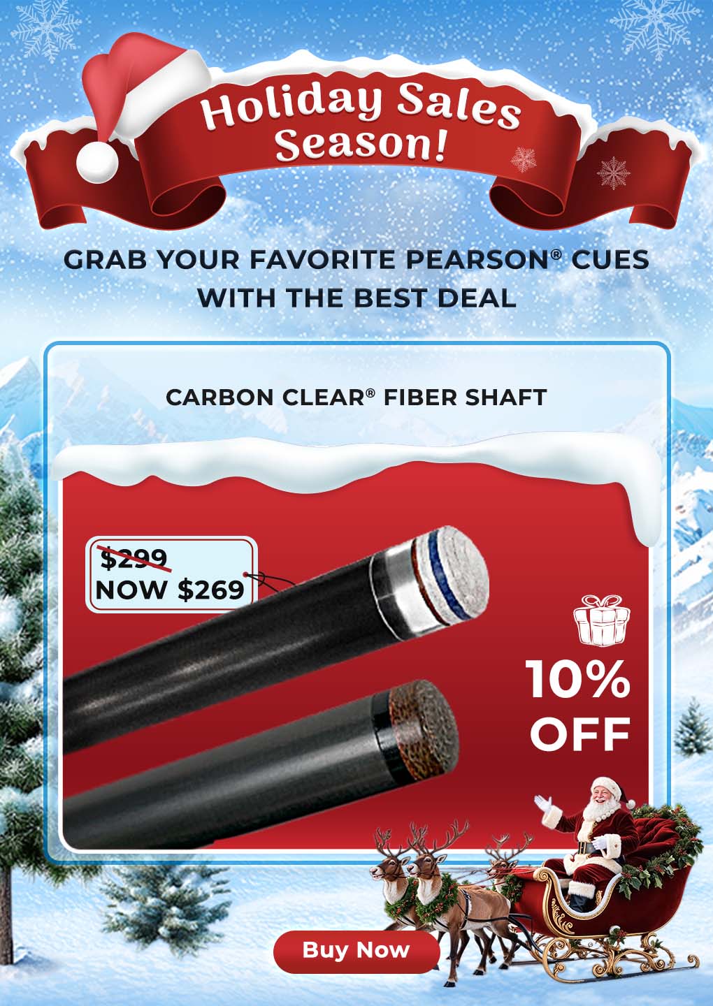 Year End Sales - 10% Off All Carbon Fiber Shaft
