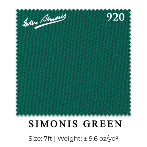 66 Simonis Green Bar Cloth 7 foot