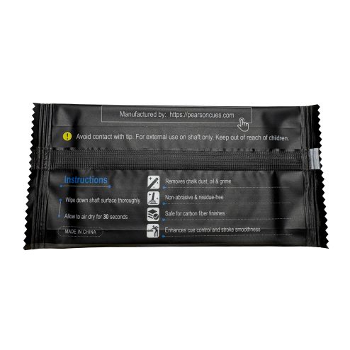 Carbon clear shaft cleaner back