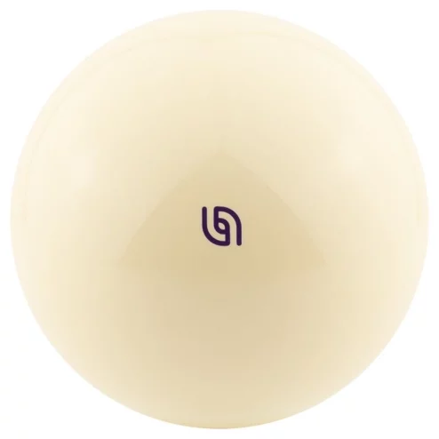 Aramith Tournament Magnetic Cue Ball Violet Logo